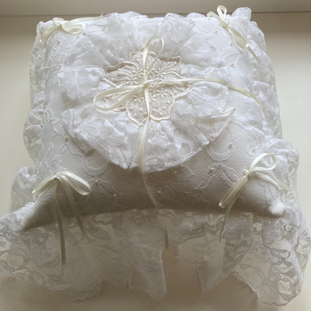 Lace Ring Bearer Pillow
